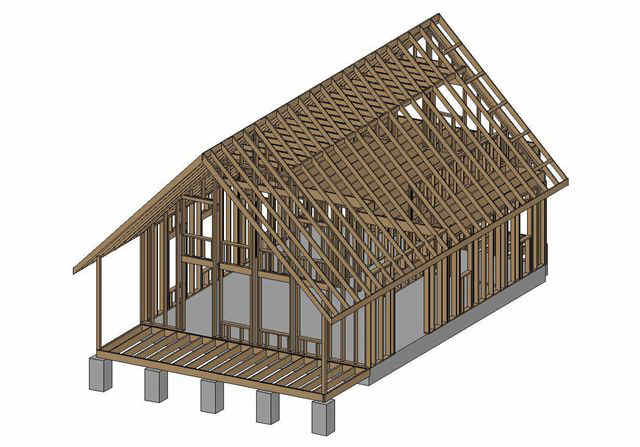 Free Small Cabin Plans With Loft free storage shed materials list