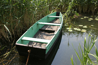 Homemade Wooden Jon Boat
