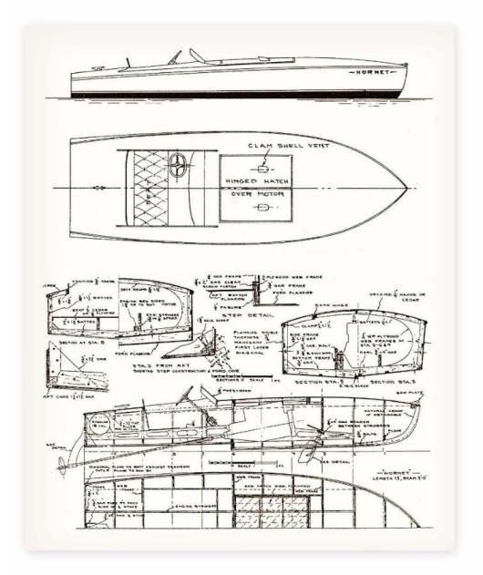 Mirror Dinghy Model Plan Building Wooden DIY Wooden Boat Plans 