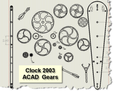 Wooden Gear Clock Plans PDF