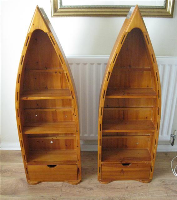  | Canoe Shaped Bookshelf Building Wooden DIY Wooden Boat Plans